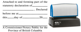 L25N-P+-+%22Attachment%22+Stamp+for+Declarations