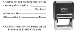 L25N-S+-+%22Attachment%22+Stamp+for+Declarations