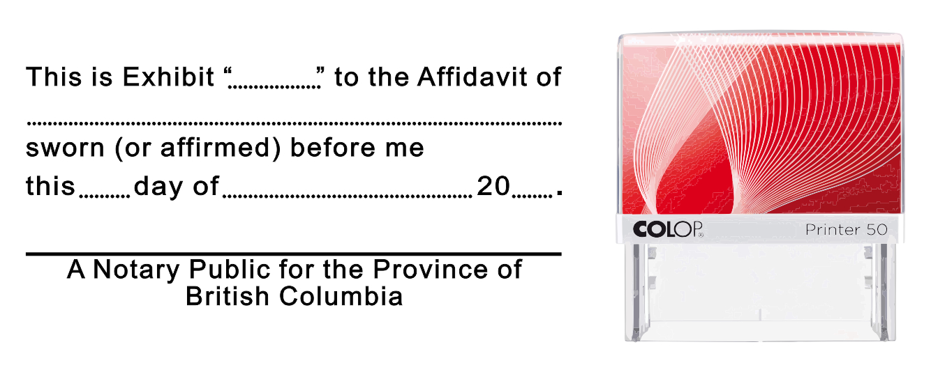 L35S+-+%22Exhibit%22+Self-Inking+Stamp